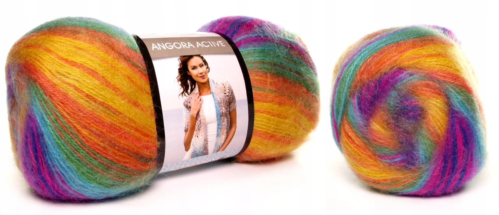 Włóczka Yarnart Angora Active Nr 850 Wielokolor