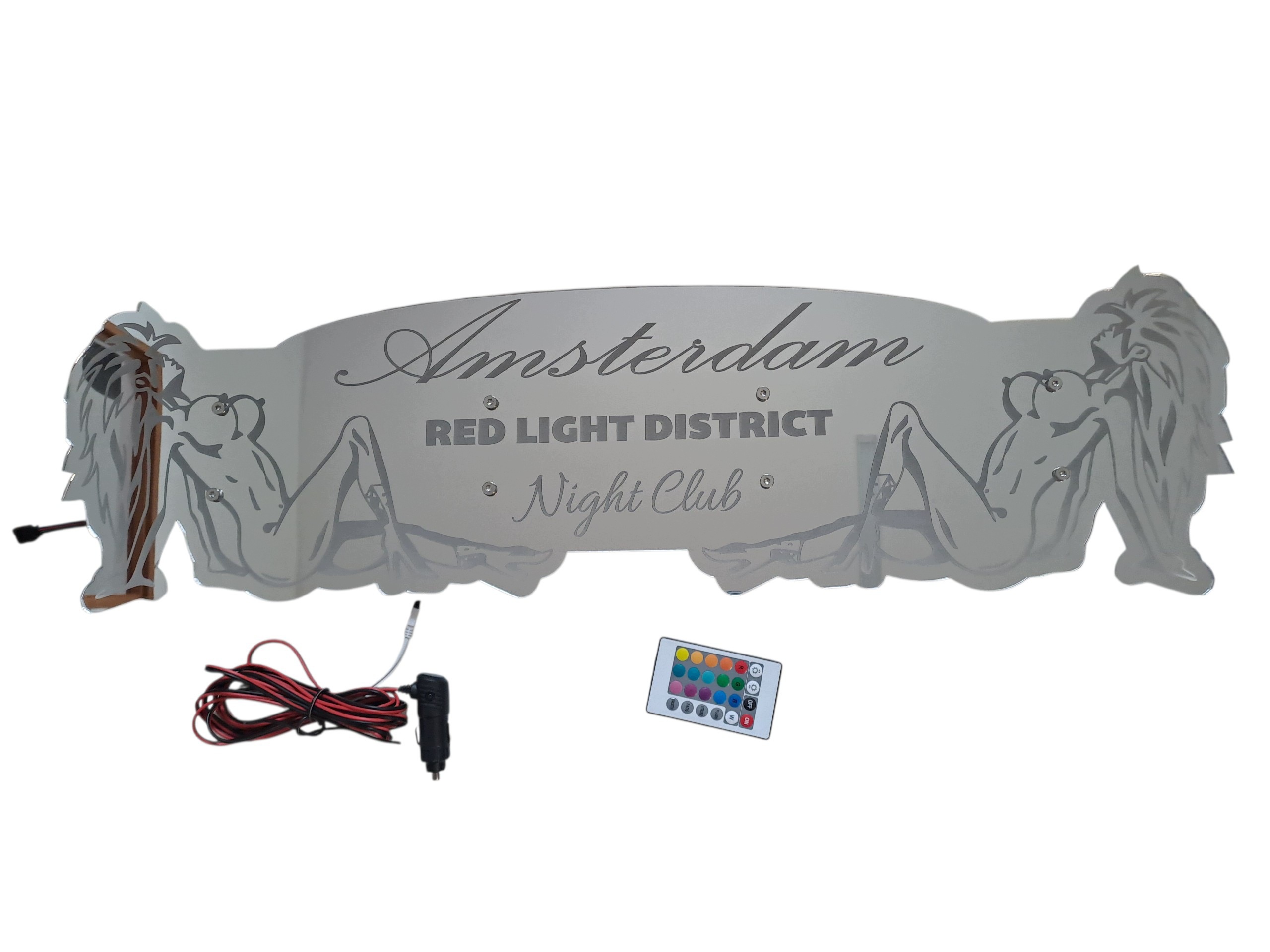 Lustro Led nad łóżko Tir Rgb Amsterdam Do: Man Daf Scania Volvo Tir 24V