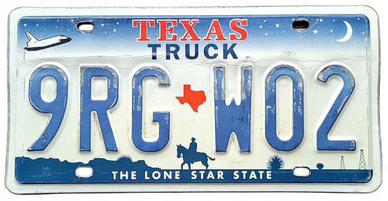 Texas - tablica z USA dla kolekcjonera