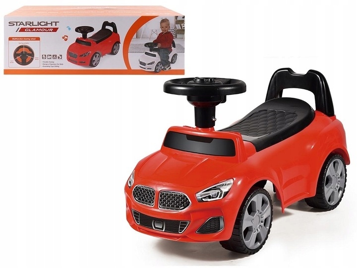 Jeździk Odpychacz Samochód Auto Klakson Dźwięk