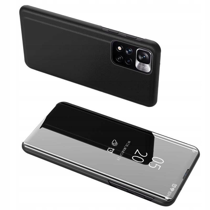 Clear View Case etui Realme 10 pokrowiec z klapką czarne Hurtel