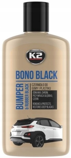 K2 Bono Black 250ml *czernidło Do Gumy Plastiku Zderzaków Lusterek Auta