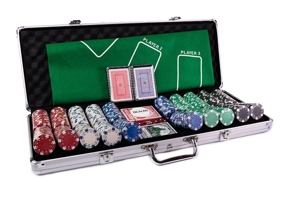 

Luksusowy Zestaw Do Poker 500 Żetony Karty Sukno