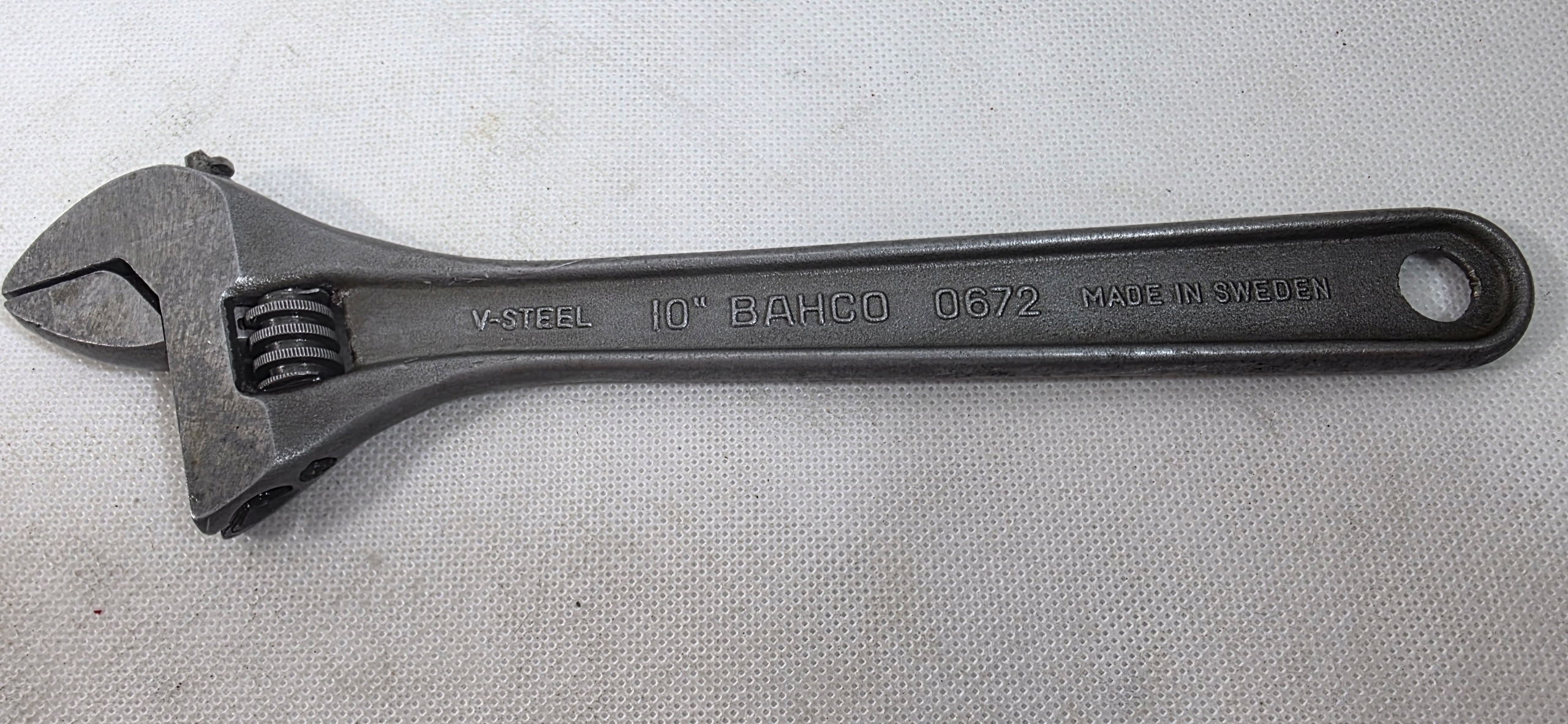 BAHCO 10'' 0672 SWEDEN STARY KLUCZ NASTAWNY 25,5CM