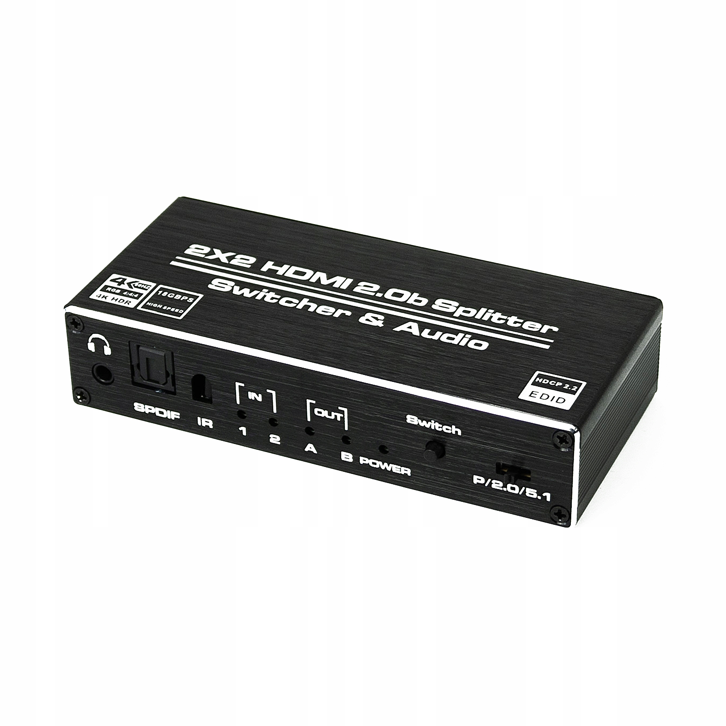 

Matrix Hdmi 2.0 2x2 Switch Spliter Dolby Atmos 7.1