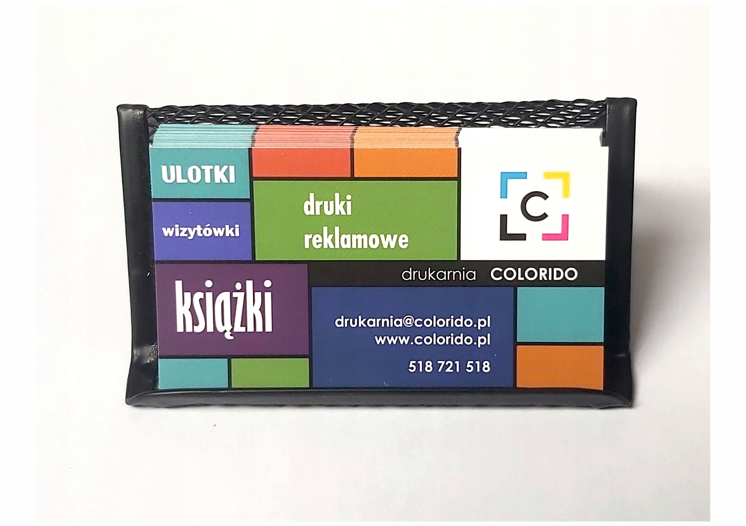 Wizytownik podajnik pojemnik stojak na wizytówki Kod producenta wizytownik siatkowy