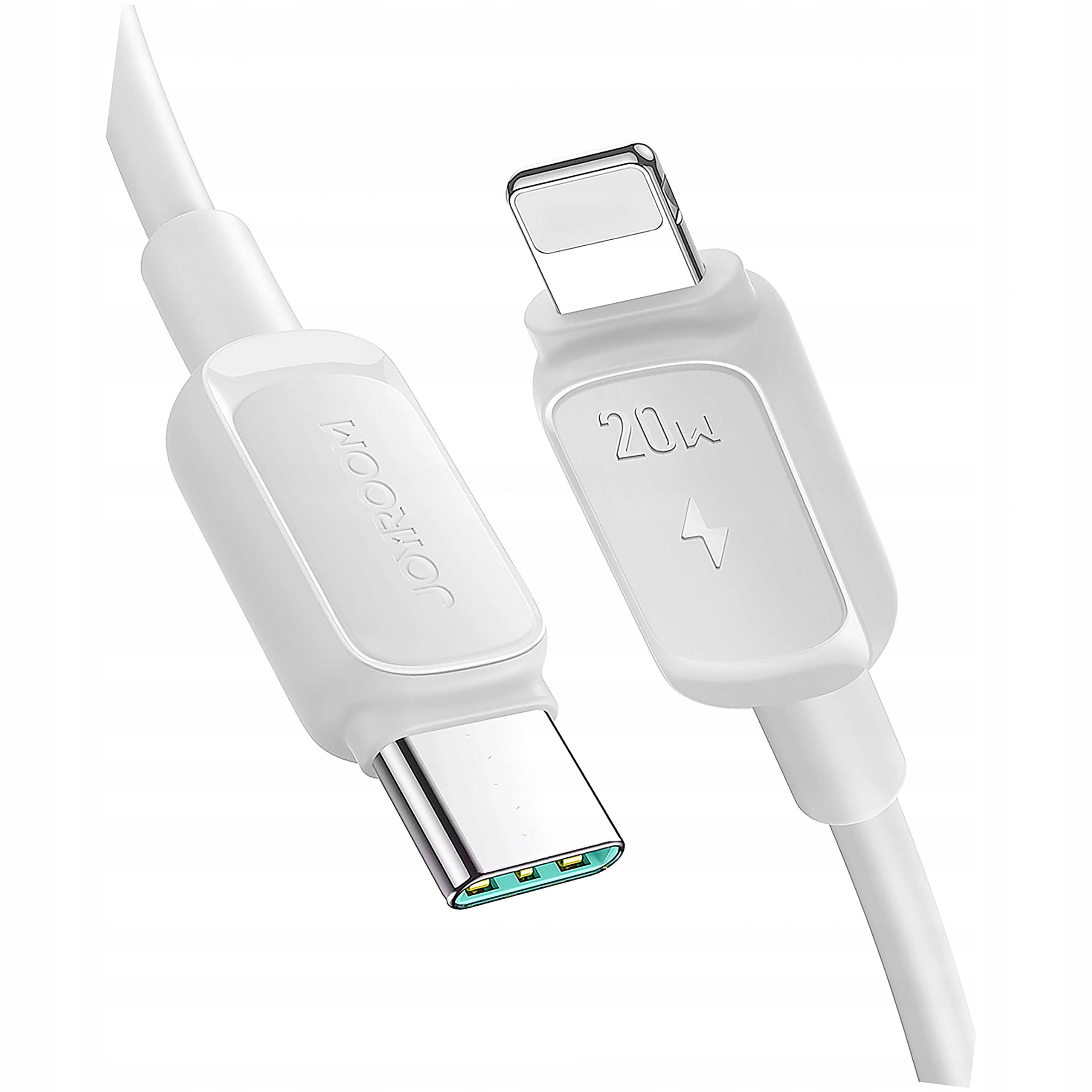 Kabel Joyroom Multi-Color Series A14 Usb-c Lightning 20W 1.2 m biały