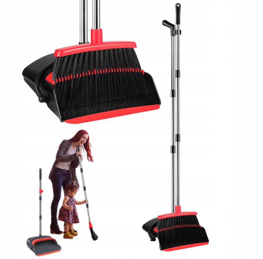 Levně Sada Koštěte, Kartáče Smetáček Lenochybného Kartáče, Lopatka Směs