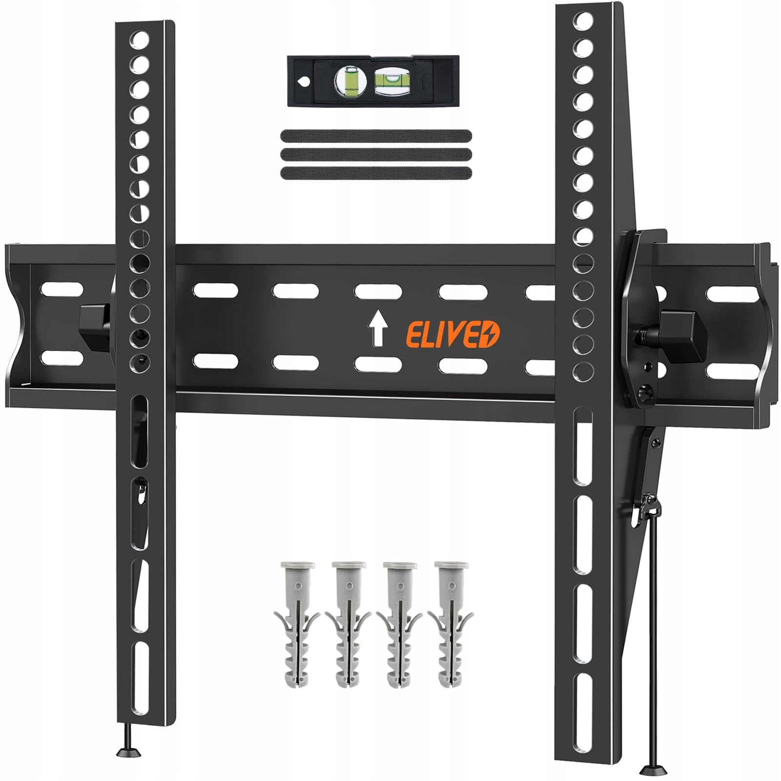 ELIVED Uchwyt TV Ścienny 26-60 Cal LED LCD OLED Plasma Do 45kg VESA 400x400 — miniatura 2