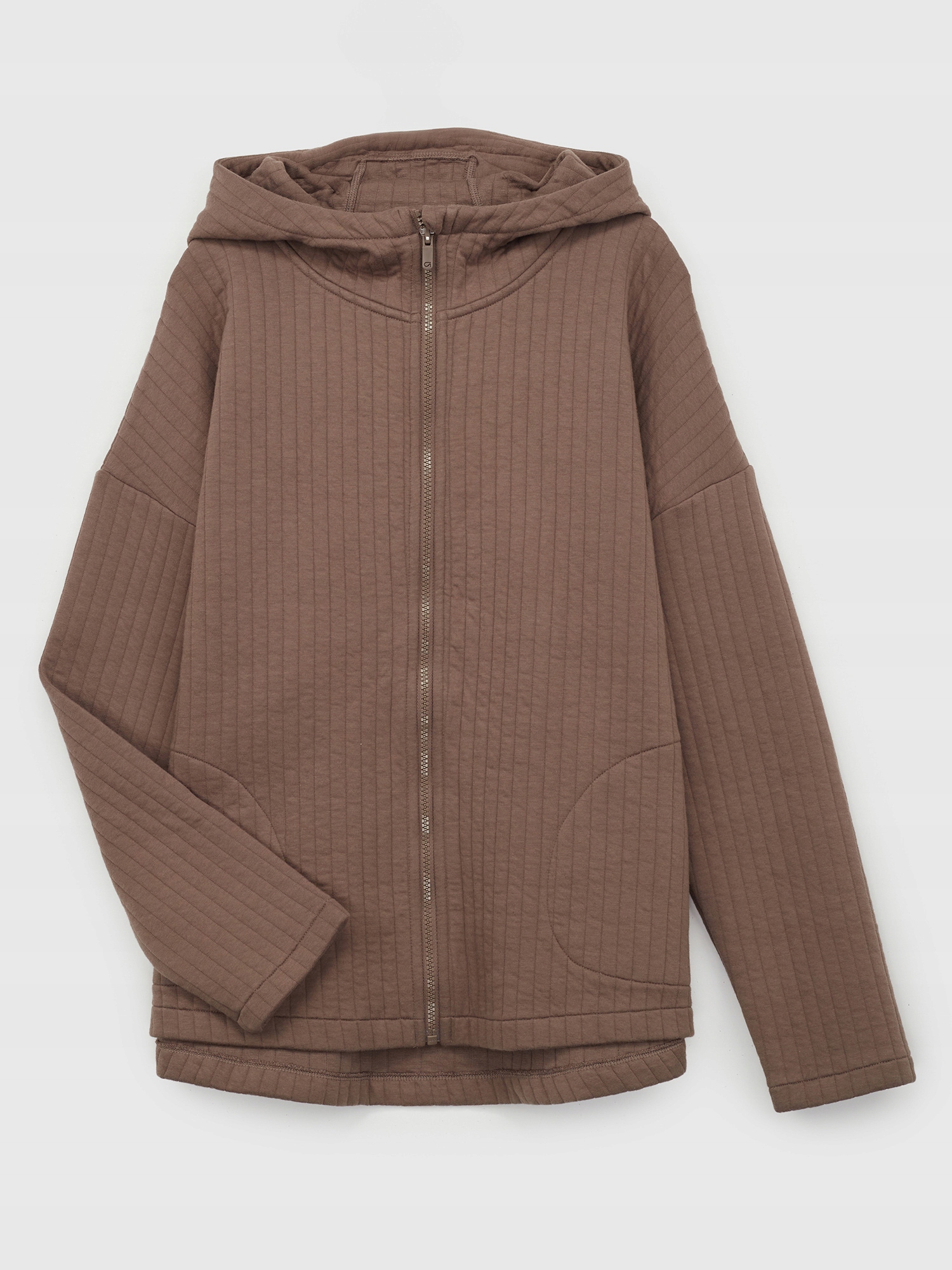 Gap Bunda GapFit na zip hnědá