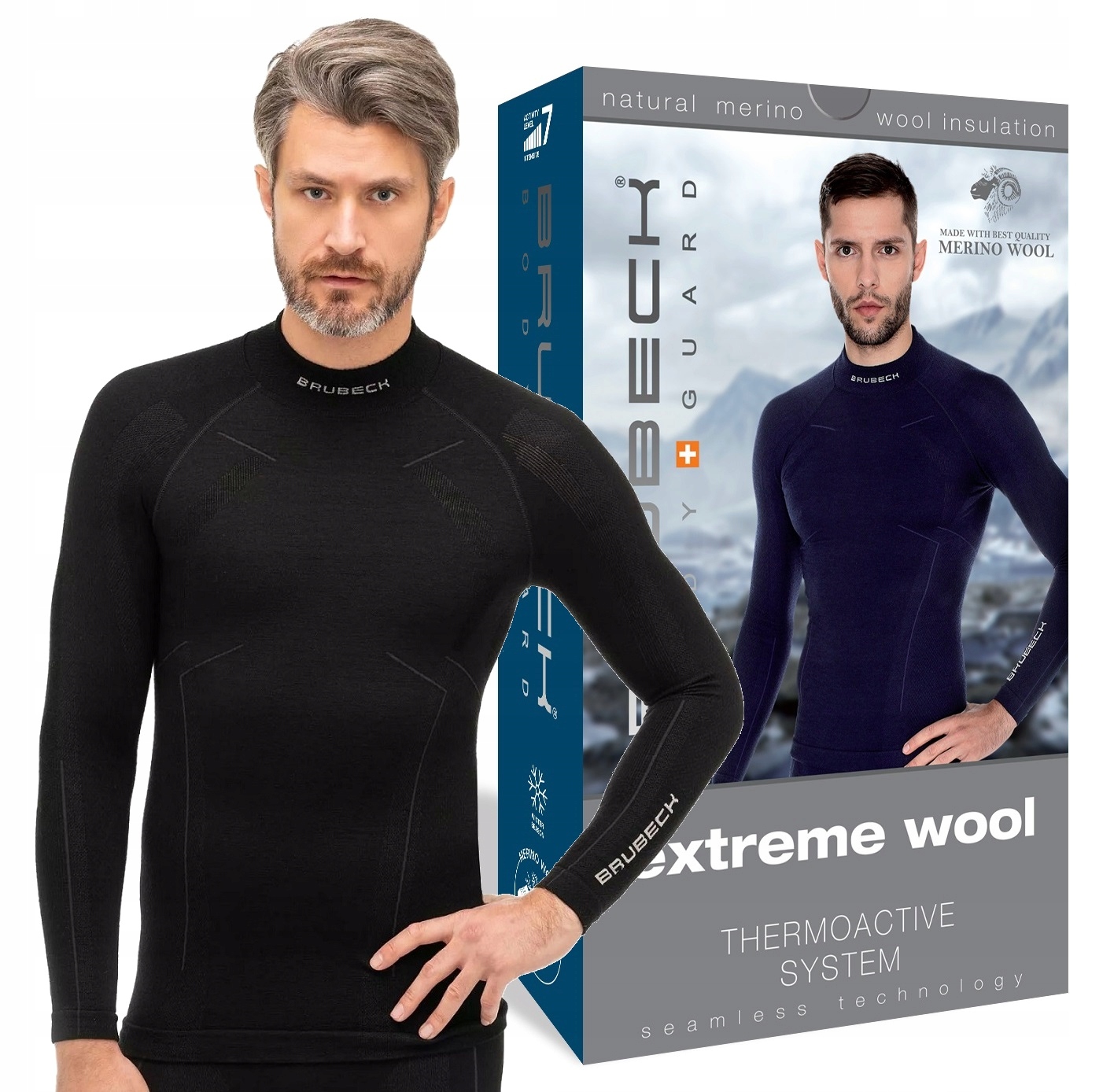 

Brubeck Extreme Wool Termiczna Bluza Na Narty -XL