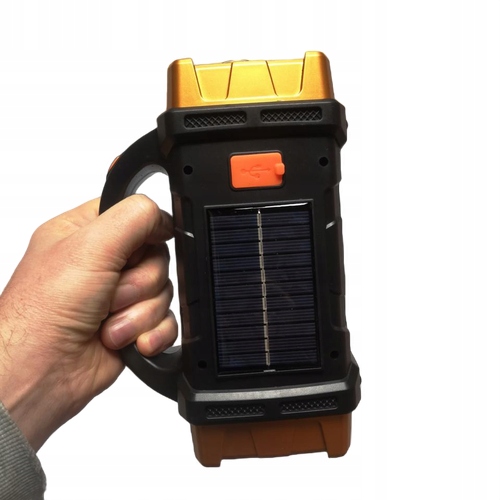 LAMPKA KEMPINGOWA SOLARNA BLACKOUT POWERBANK 6LED Moc 38 W