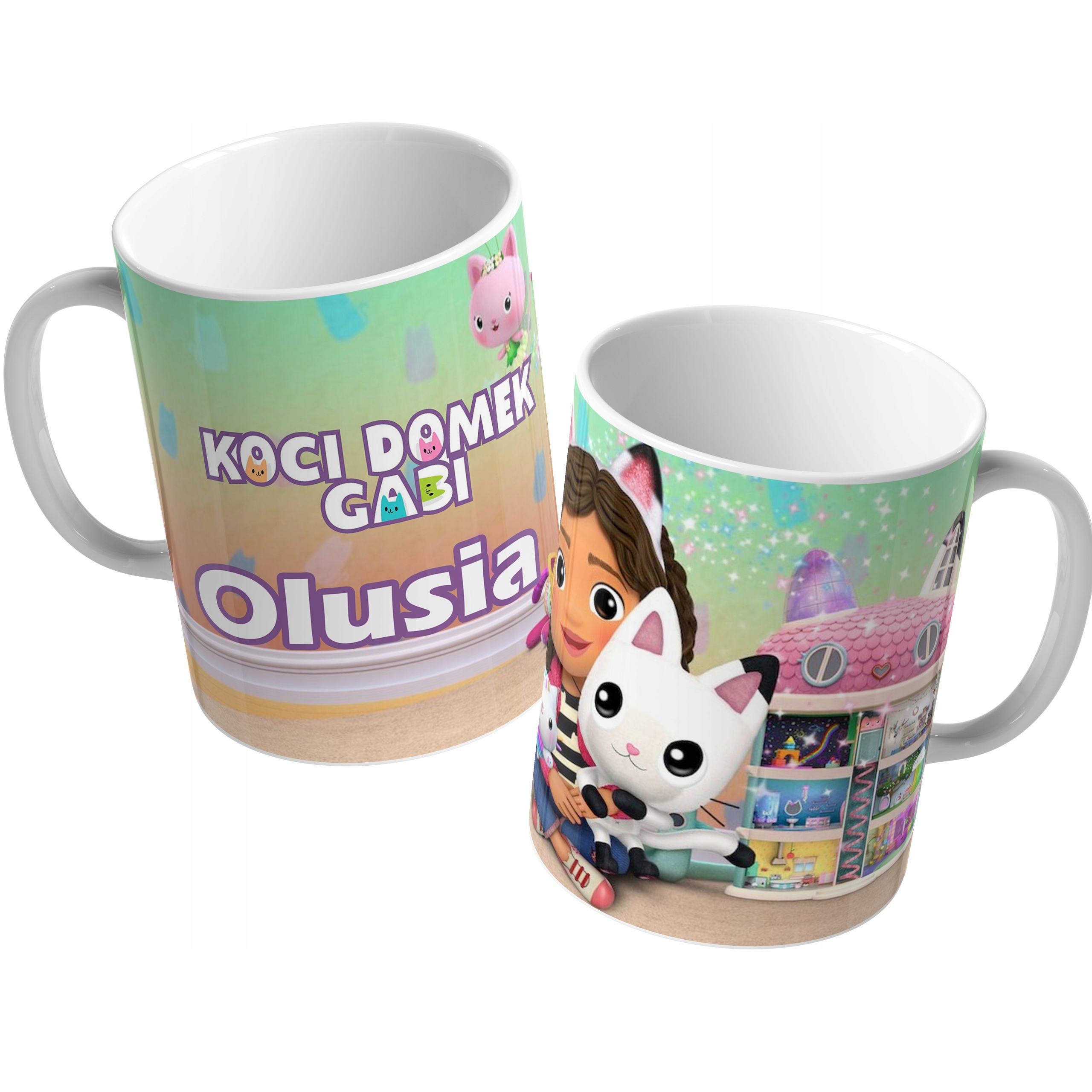 

Kubek Koci Domek Gabi Twoje Imię