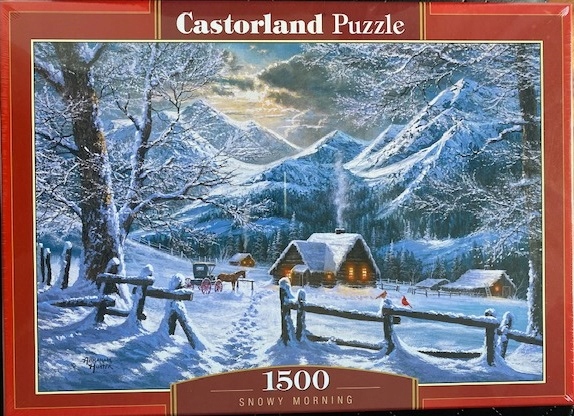 

Puzzle Castorland Snowy morning 1500 el.