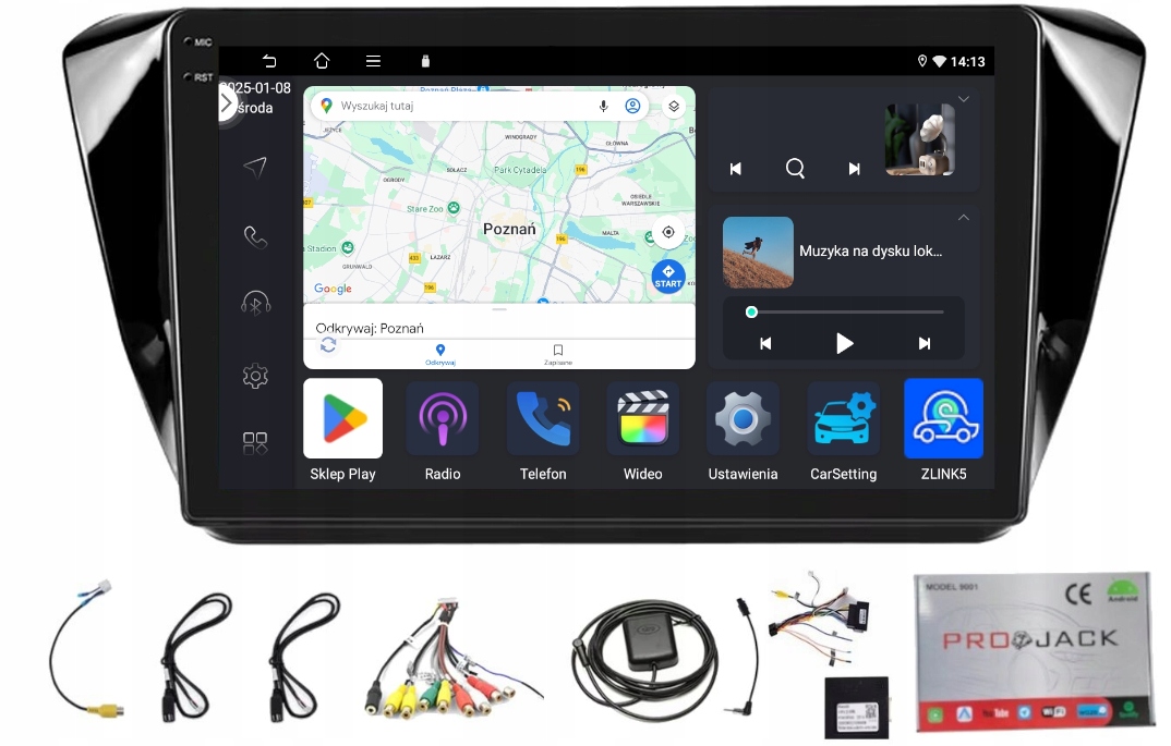 Rádio Navigácia Gps Škoda Superb 2015-2019 Wifi Carplay Usb 4GB 64GB