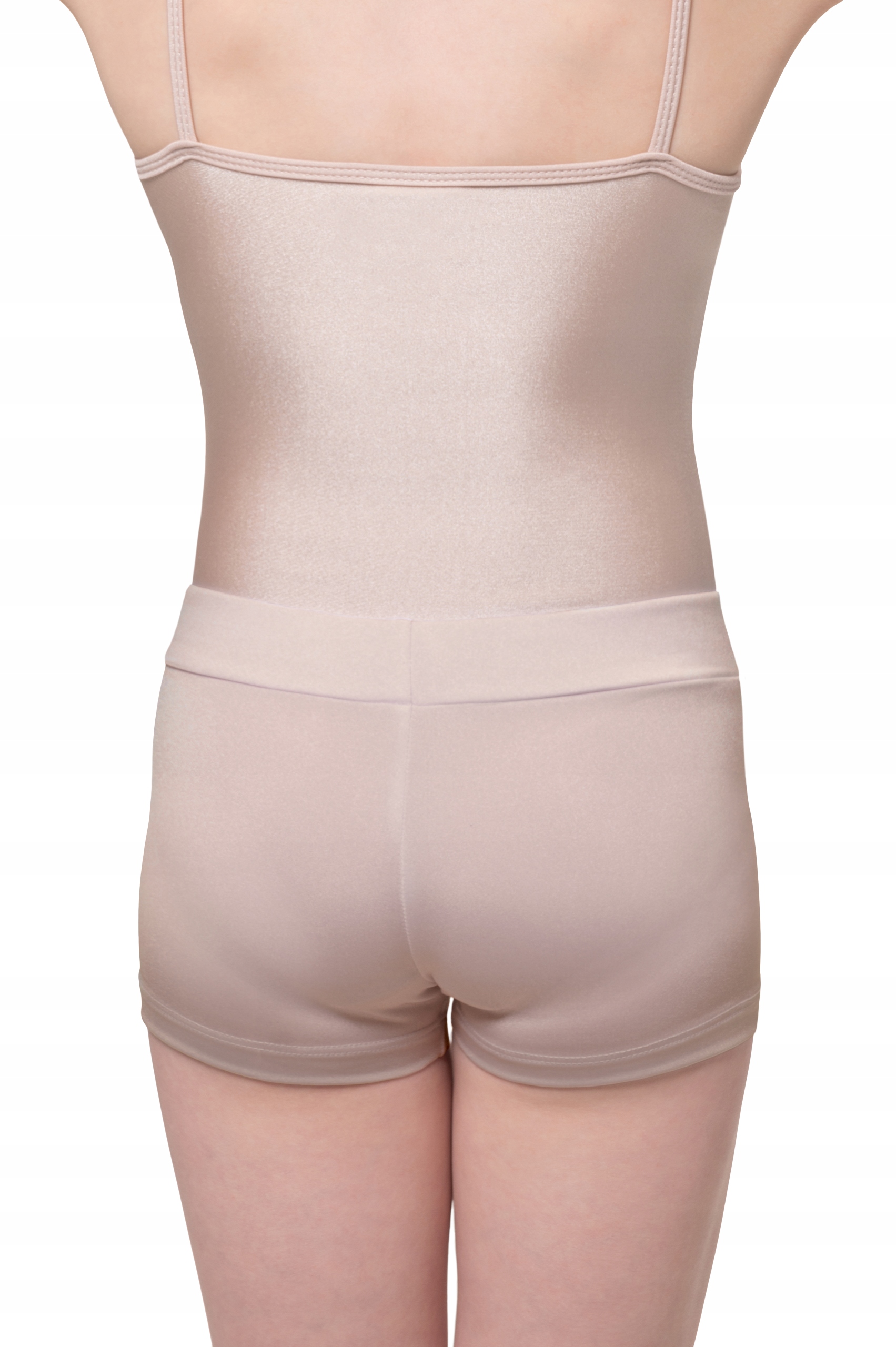 DZIEWCZĘCE SPODENKI GIMNASTYCZNE CIELISTE 98/104 Kolor beżowy