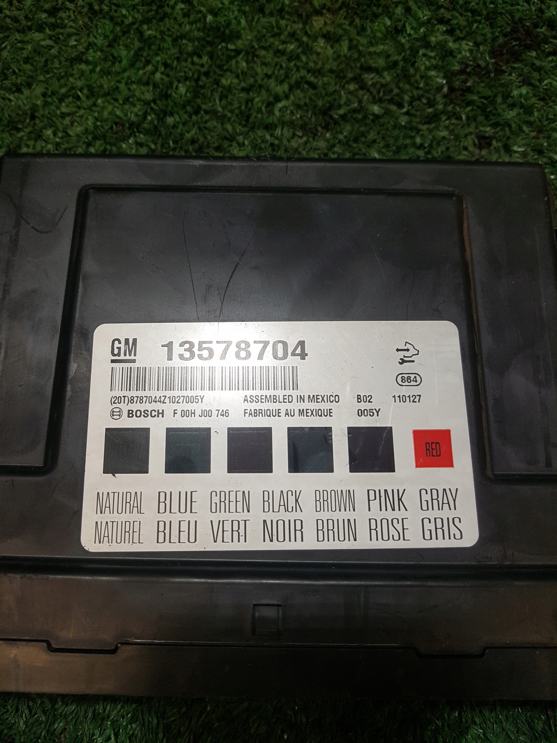 comfort control unit OPEL INSIGNIA 13578704