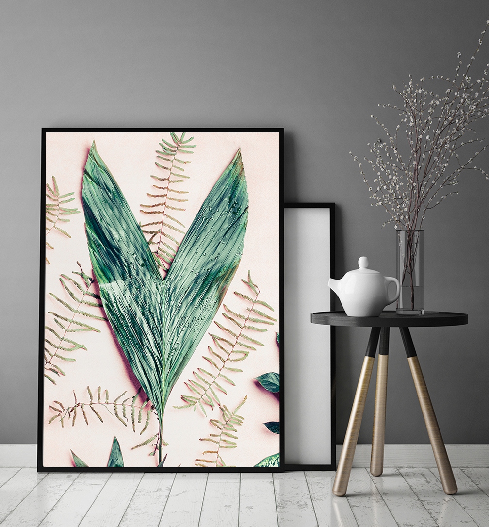 OBRAZ PLAKAT W RAMIE 33x43 cm Liść P780 Kod producenta obrazy plakaty