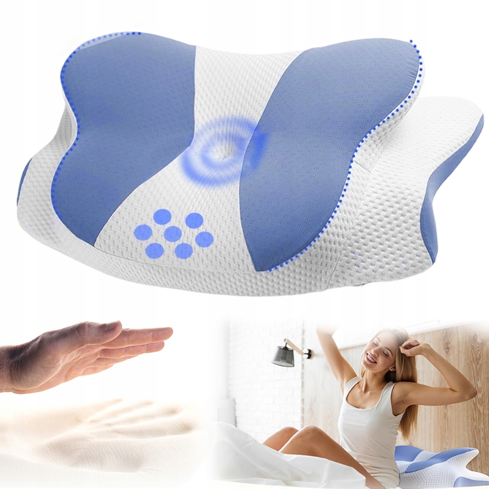 Ortopedyczna Poduszka Star Z Memory Foam Do Szyi I Pleców 66X40CM