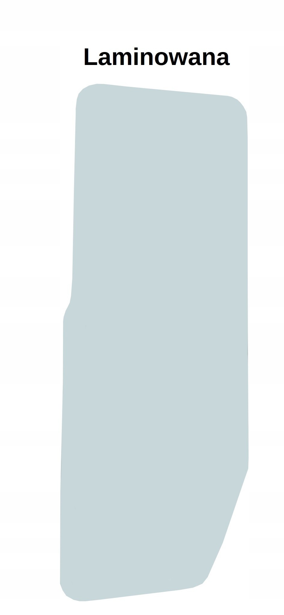 СКЛО ДВЕРЕЙ ЛІВЕ / ПРАВЕ ПРОКАТАНЕ КАТ Д9Т 2930906