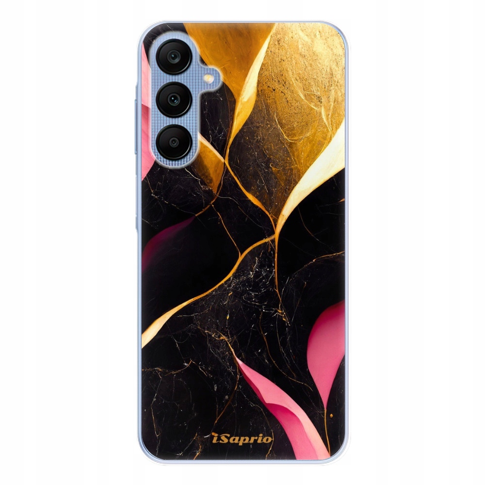 Silikonowe etui iSaprio Gold Pink Marble do Samsung Galaxy A25 5G