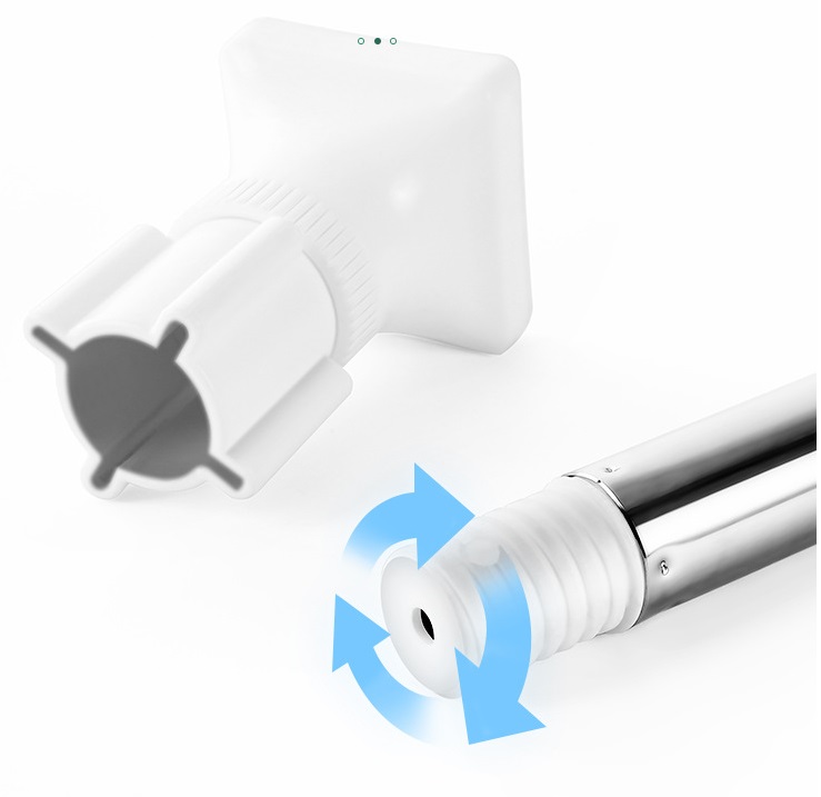 DRĄŻEK NA UBRANIA ROZSUWANY KARNISZ 50-80CM ŚR. 25 Kolor biały