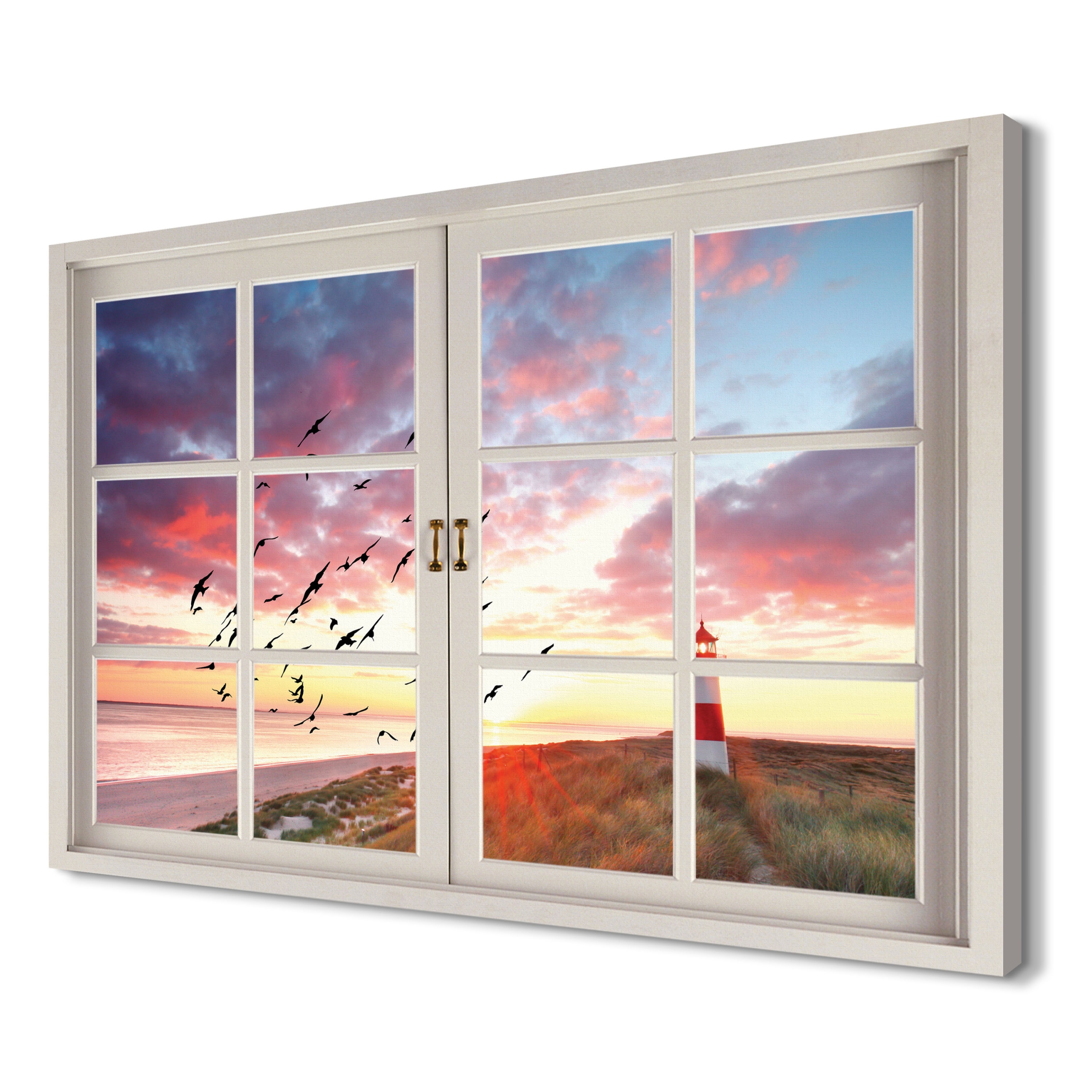 

Latarnia morska Sylt do biura 120x80 Obraz okno 3d