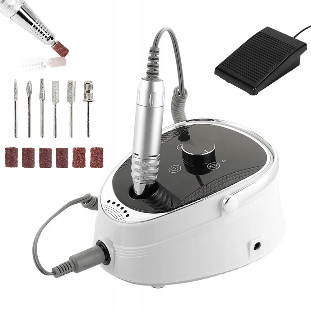 Elektrický Pilník Na Nehty S Led Displejem A Pedálem