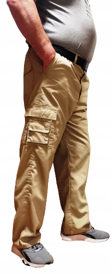 

Spodnie *** Bojówki *** Męskie *** Beżowe *** M