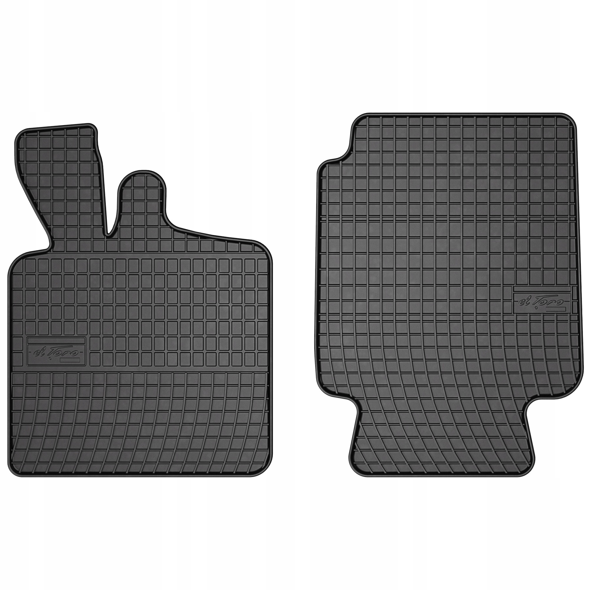 Gumové koberce černé Smart ForTwo 1998-2007