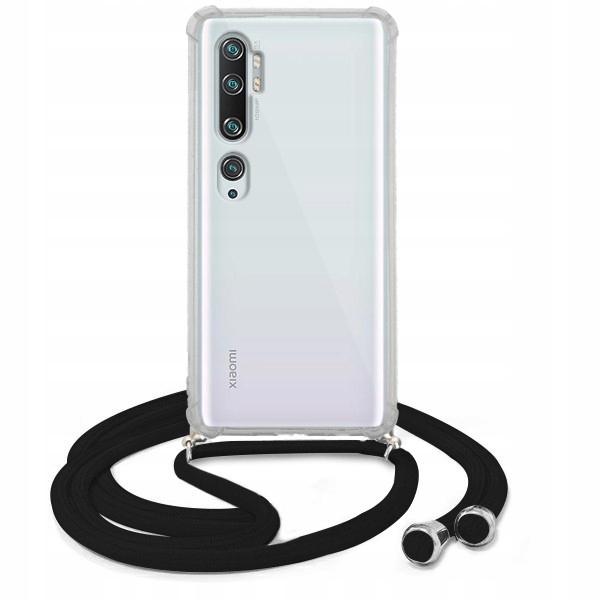 

Etui Crossbody Xiaomi Mi Note 10 Czarny Sznurek
