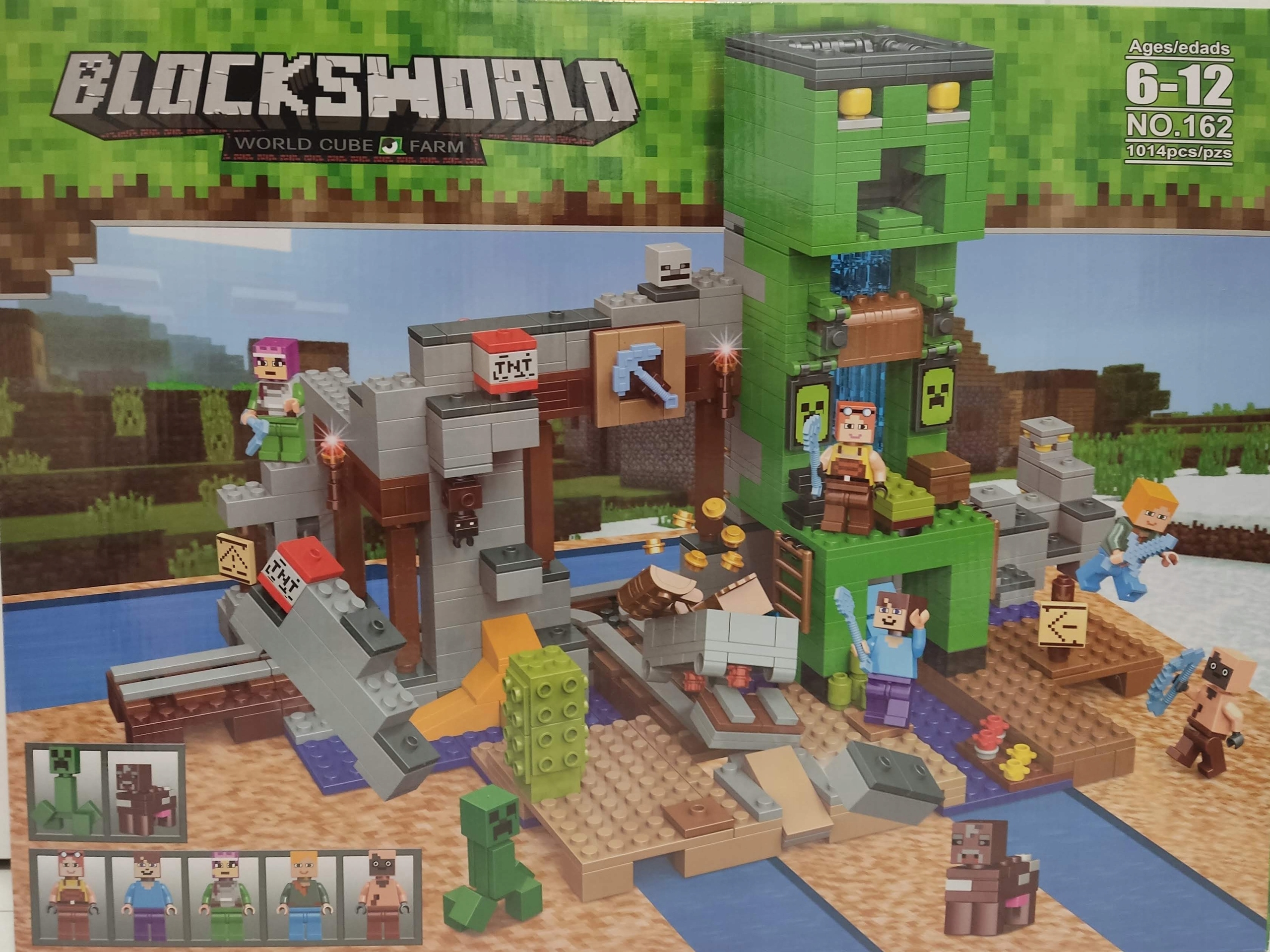 

Klocki Minecraft 162 Kopalnia Creeperów 21155