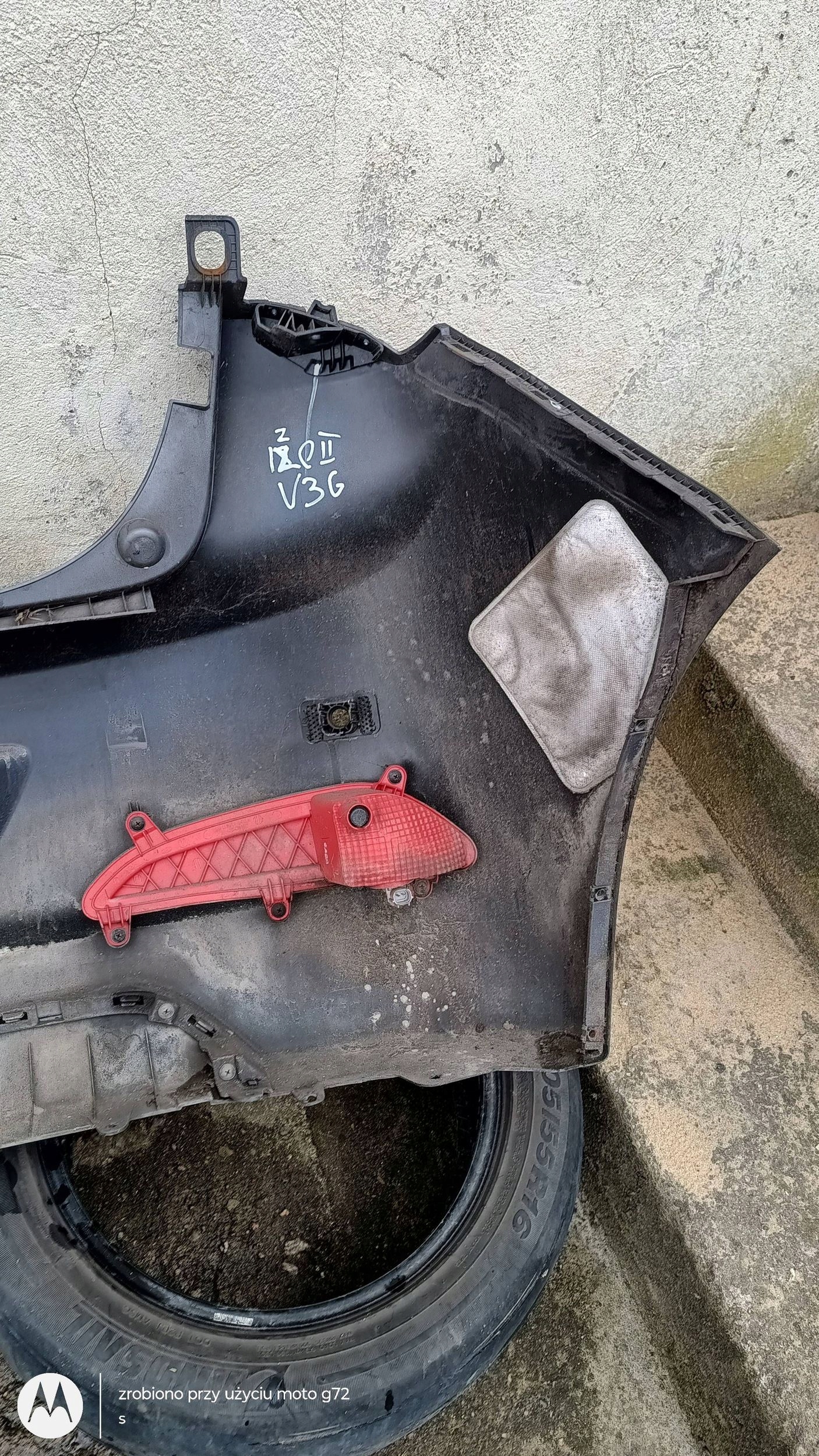 HYUNDAI I20 II V3G bumper rear part rear complete PDC 2014
