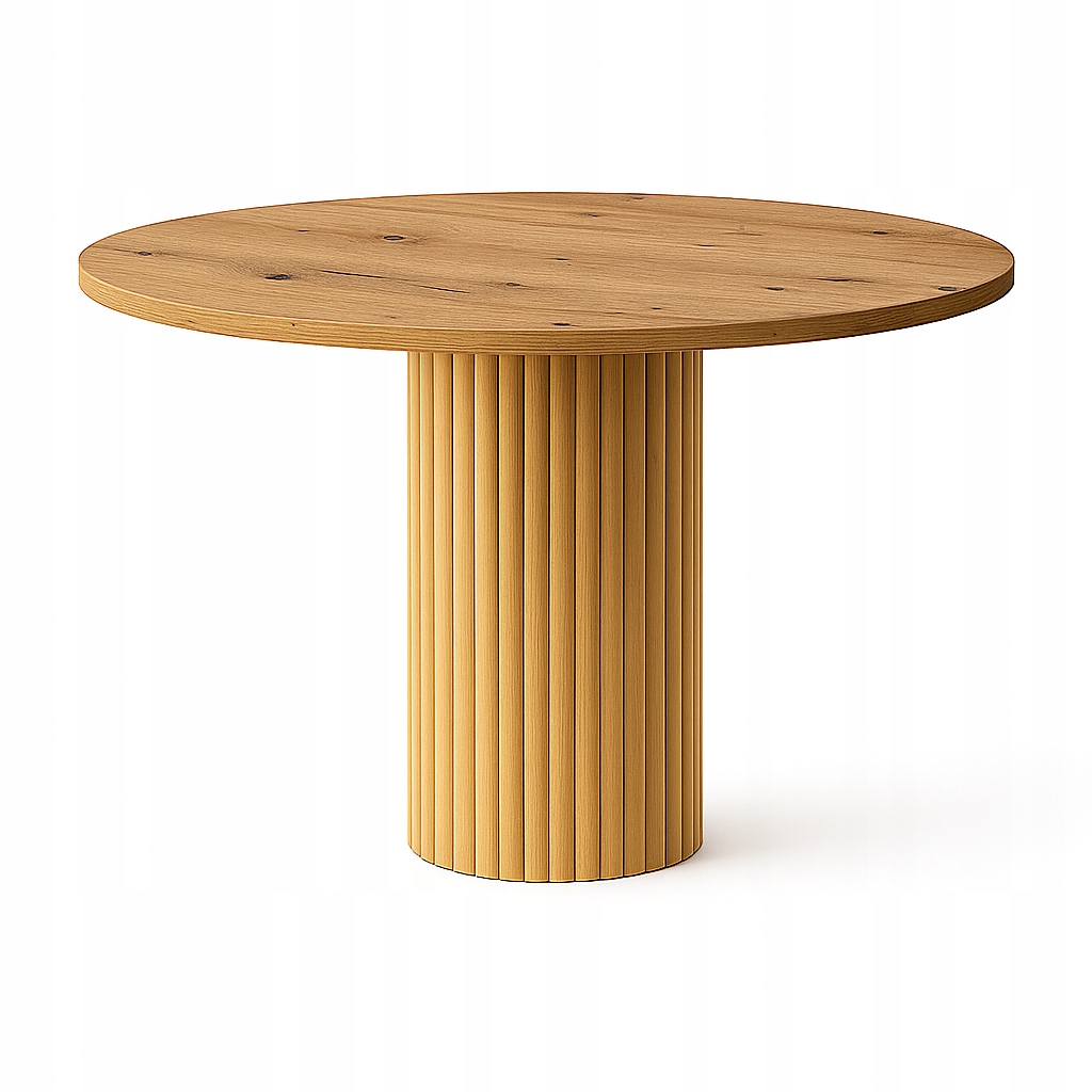 Stůl na zlaté noze, Zlatý stůl Dub Artisan 75 cm kulatý stůl do kavárny