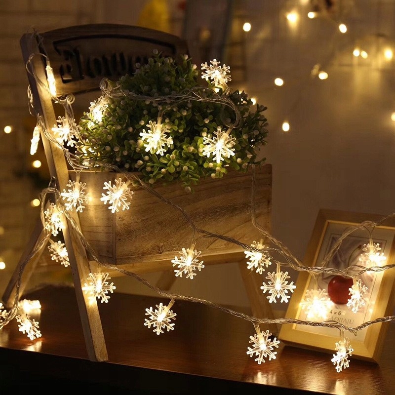 Lampki śnieżynki na baterie RegMag 100 LED 10 m, 8 trybów – Wymiary