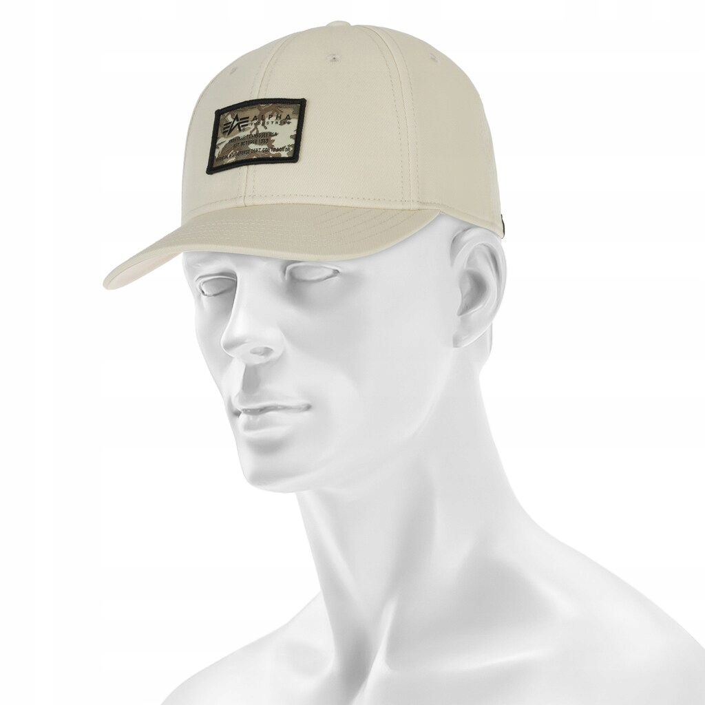 Kšiltovka Alpha Industries Crew Camo Cap Vintage White