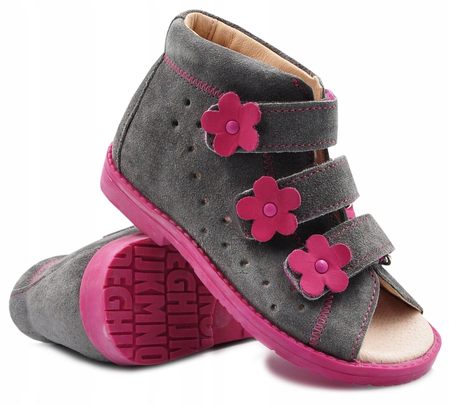 

Buty Profilaktyczne Dawid Kapcie Szary Sandały 35