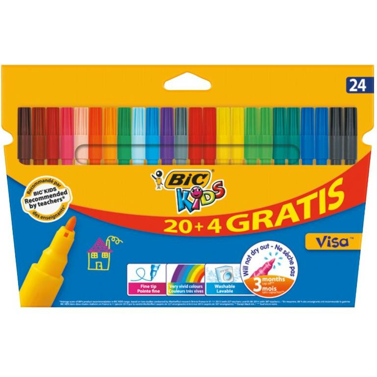 

Flamastry BiC Kids Visa 24