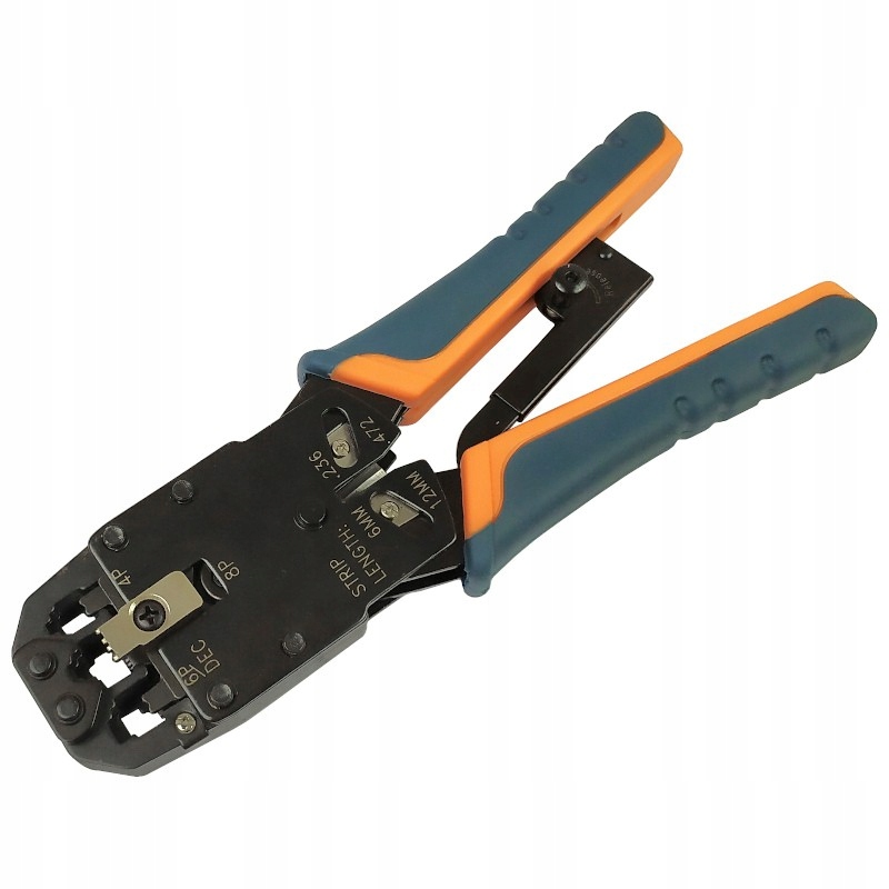 Zaciskarka złączy modularnych 4p4c 6p4c 6p6c RJ11 RJ12 8p8c RJ45