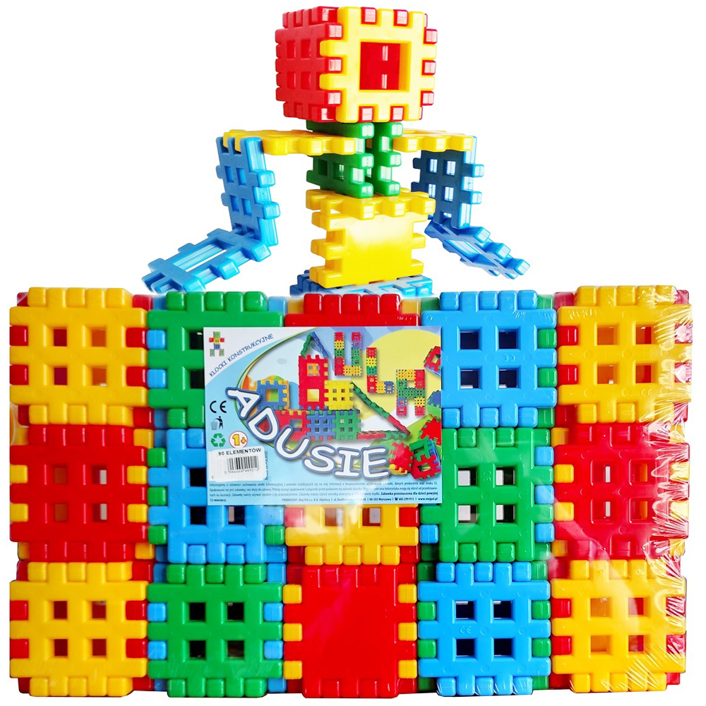 WAFLE KLOCKI KONSTRUKCYJNE KOSTKA ADUSIE 90 EL PL