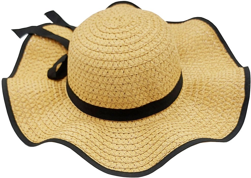 KAPELUSZ DAMSKI Z KOKARDĄ słomkowy plażowy letni Model Mts