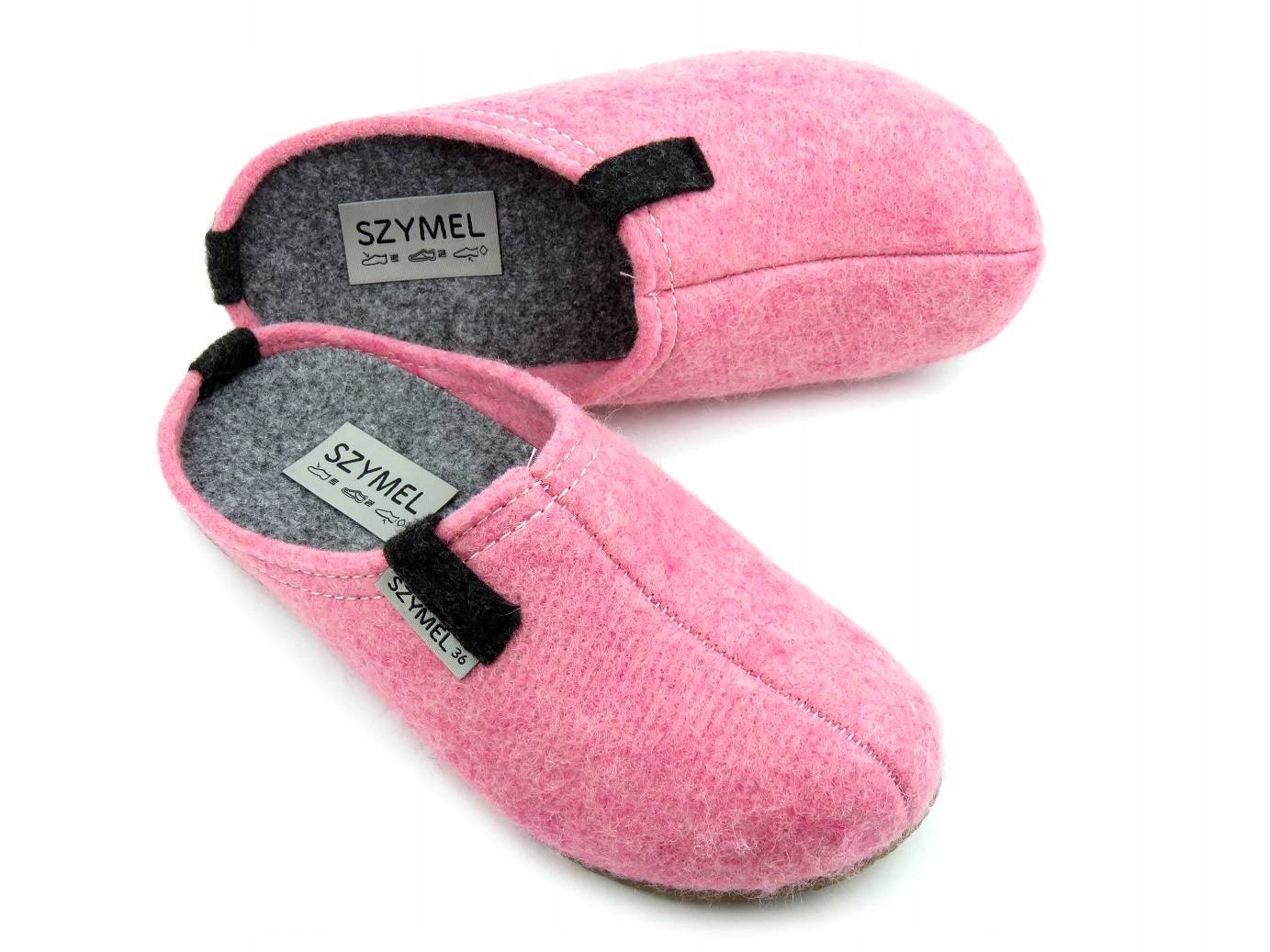 

Kapcie Damskie Szymel 4405 Róż Filc Zimowe Papcie