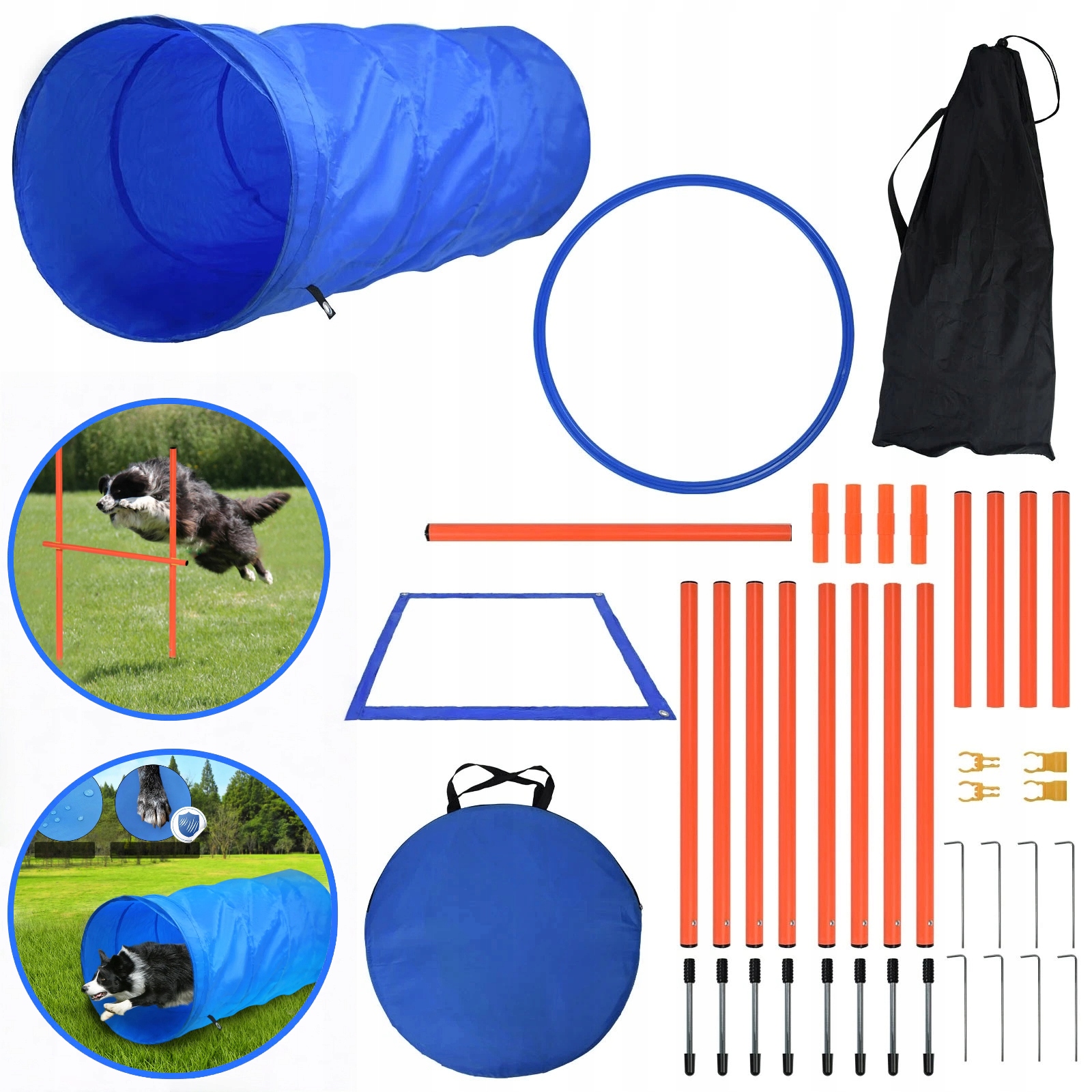 Agility sada pro výcvik psů pro výcvikové hry Agility