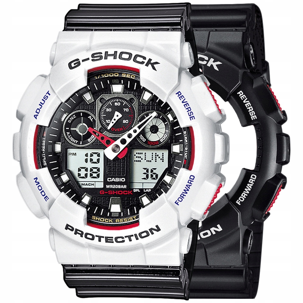 Hodinky Casio G-Shock Set GA-100-1A4ER Luneta 10347600 Řemínek 10378391 20