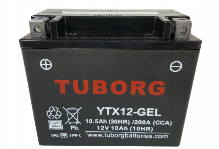 

Akumulator Gel Tuborg YTX12-GEL 10Ah 200A