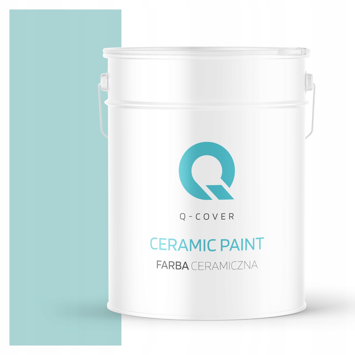 Keramická Farba Na Stenu Hlboká Matná Trvanlivá 10 L Farba Tyrkysová Svetlá H1462