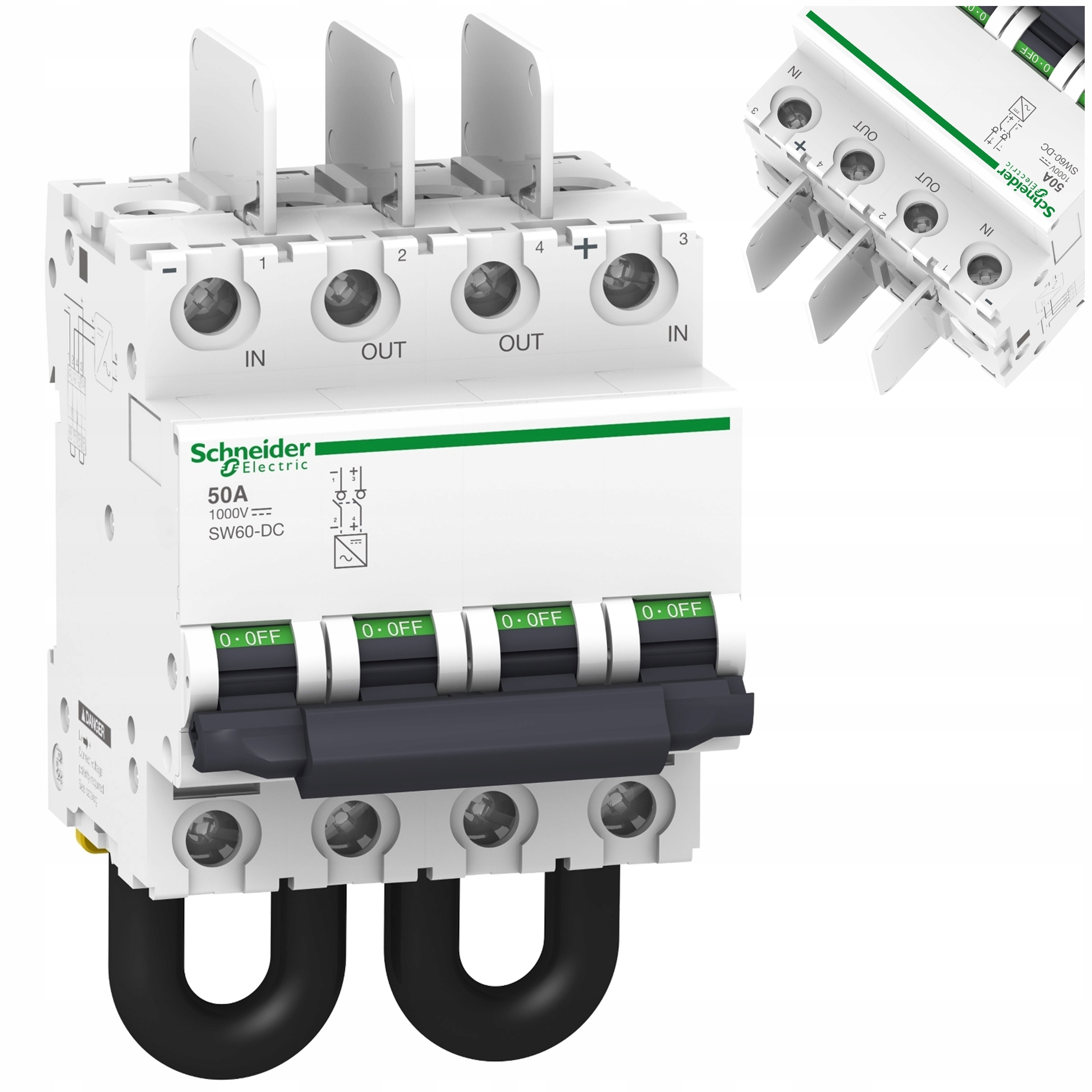 Izolačný odpojovač Schneider DC Acti9 50A 2P A9N61699 Schneider