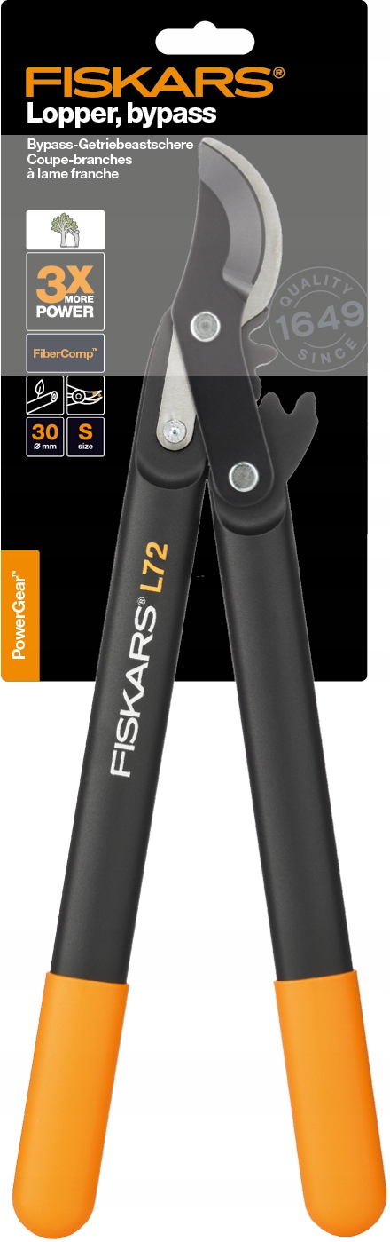 Nožnicové nožnice S L72 PowerGear Fiskars