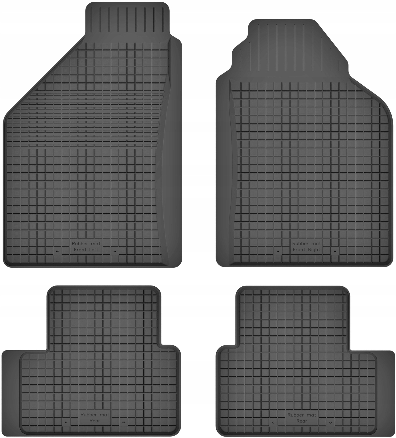 

Dywaniki gumowe korytka do Fiat Punto 2 II 99-10