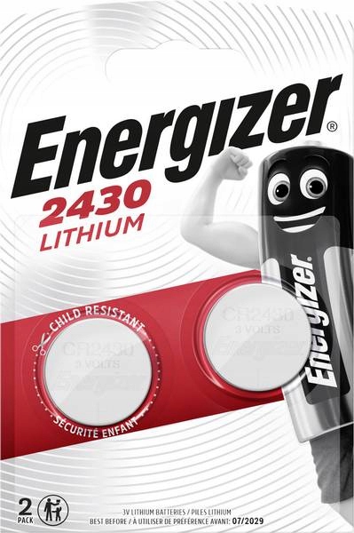 

2x Bateria Mini Energizer CR2430 3V 290mAh Litowa